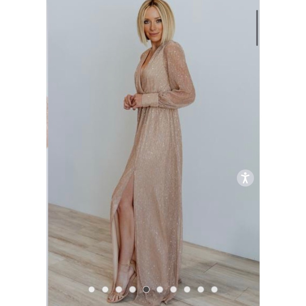 Champagne Sparkle Gown